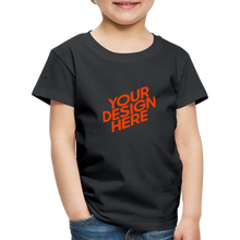 Lade das Bild in den Galerie-Viewer, Kids' Premium T-Shirt selbst gestalten und bedrucken - Schwarz