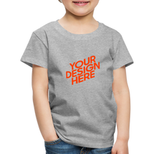 Lade das Bild in den Galerie-Viewer, Kids' Premium T-Shirt selbst gestalten und bedrucken - Grau meliert