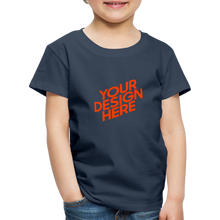 Lade das Bild in den Galerie-Viewer, Kids' Premium T-Shirt selbst gestalten und bedrucken - Navy