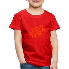 Lade das Bild in den Galerie-Viewer, Kids' Premium T-Shirt selbst gestalten und bedrucken - Rot
