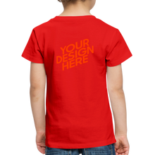 Lade das Bild in den Galerie-Viewer, Kids' Premium T-Shirt selbst gestalten und bedrucken - Rot