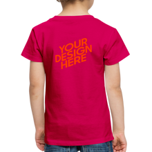 Lade das Bild in den Galerie-Viewer, Kids' Premium T-Shirt selbst gestalten und bedrucken - dunkles Pink