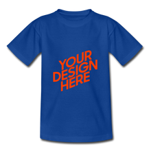 Lade das Bild in den Galerie-Viewer, Kids' T-Shirt selbst gestalten und bedrucken - Royalblau