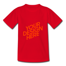 Lade das Bild in den Galerie-Viewer, Kids' T-Shirt selbst gestalten und bedrucken - Rot