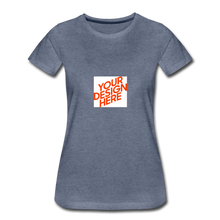 Lade das Bild in den Galerie-Viewer, Women’s Premium T-Shirt - Blau meliert