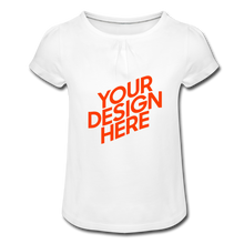 Lade das Bild in den Galerie-Viewer, T-Shirt with Ruffles selbst gestalten und bedrucken - Weiß