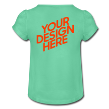 Lade das Bild in den Galerie-Viewer, T-Shirt with Ruffles selbst gestalten und bedrucken - Mintgrün