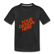 Lade das Bild in den Galerie-Viewer, Jungen Premium T-Shirt selbst gestalten und bedrucken - Schwarz