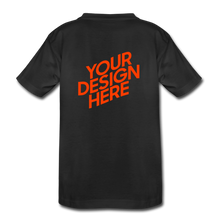 Lade das Bild in den Galerie-Viewer, Jungen Premium T-Shirt selbst gestalten und bedrucken - Schwarz