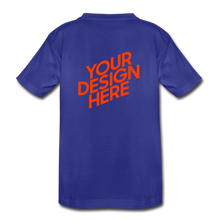 Lade das Bild in den Galerie-Viewer, Jungen Premium T-Shirt selbst gestalten und bedrucken - Königsblau