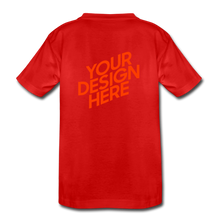 Lade das Bild in den Galerie-Viewer, Jungen Premium T-Shirt selbst gestalten und bedrucken - Rot
