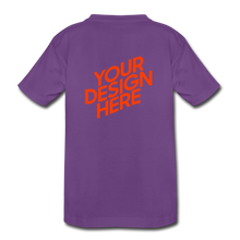 Lade das Bild in den Galerie-Viewer, Jungen Premium T-Shirt selbst gestalten und bedrucken - Lila
