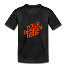 Lade das Bild in den Galerie-Viewer, Jungen Premium T-Shirt selbst gestalten und bedrucken - Anthrazit