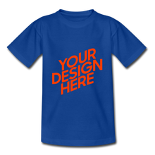 Lade das Bild in den Galerie-Viewer, Teenage T-Shirt selbst gestalten und bedrucken - Royalblau