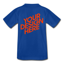 Lade das Bild in den Galerie-Viewer, Teenage T-Shirt selbst gestalten und bedrucken - Royalblau