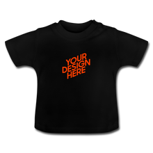Lade das Bild in den Galerie-Viewer, Baby T-Shirt selbst gestalten und bedrucken - Schwarz
