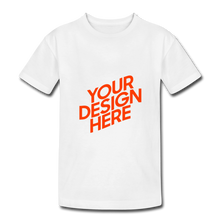 Lade das Bild in den Galerie-Viewer, Kids’ Heavy Cotton T-Shirt selbst gestalten und bedrucken - Weiß