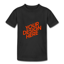 Lade das Bild in den Galerie-Viewer, Kids’ Heavy Cotton T-Shirt selbst gestalten und bedrucken - Schwarz