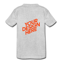 Lade das Bild in den Galerie-Viewer, Kids’ Heavy Cotton T-Shirt selbst gestalten und bedrucken - Grau meliert