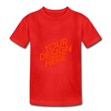 Lade das Bild in den Galerie-Viewer, Kids’ Heavy Cotton T-Shirt selbst gestalten und bedrucken - Rot