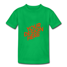Lade das Bild in den Galerie-Viewer, Kids’ Heavy Cotton T-Shirt selbst gestalten und bedrucken - Kelly Green