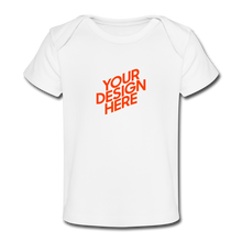 Lade das Bild in den Galerie-Viewer, Organic Baby T-Shirt selbst gestalten und bedrucken - Weiß