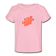Lade das Bild in den Galerie-Viewer, Organic Baby T-Shirt selbst gestalten und bedrucken - Hellrosa