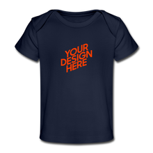 Lade das Bild in den Galerie-Viewer, Organic Baby T-Shirt selbst gestalten und bedrucken - Dunkelnavy