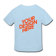 Lade das Bild in den Galerie-Viewer, Kids' Organic T-Shirt selbst gestalten und bedrucken - Hellblau