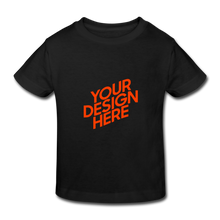 Lade das Bild in den Galerie-Viewer, Kids' Organic T-Shirt selbst gestalten und bedrucken - Schwarz