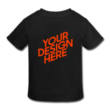 Lade das Bild in den Galerie-Viewer, Kids' Organic T-Shirt selbst gestalten und bedrucken - Schwarz