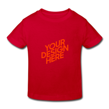 Lade das Bild in den Galerie-Viewer, Kids' Organic T-Shirt selbst gestalten und bedrucken - Rot