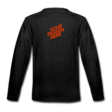 Lade das Bild in den Galerie-Viewer, Premium Longsleeve Shirt für Teenager selbst gestalten und bedrucken - Anthrazit