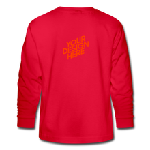 Lade das Bild in den Galerie-Viewer, Teenager Longsleeve mit vollem Arm - Rot