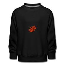 Lade das Bild in den Galerie-Viewer, Premium Sweatshirt mit vollem Arm selbst gestalten und bedrucken - Schwarz