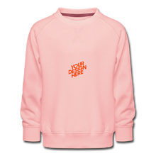 Lade das Bild in den Galerie-Viewer, Premium Sweatshirt mit vollem Arm selbst gestalten und bedrucken - Kristallrosa