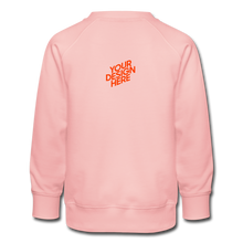 Lade das Bild in den Galerie-Viewer, Premium Sweatshirt mit vollem Arm selbst gestalten und bedrucken - Kristallrosa