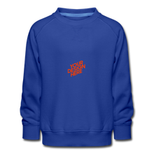 Lade das Bild in den Galerie-Viewer, Premium Sweatshirt mit vollem Arm selbst gestalten und bedrucken - Royalblau