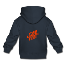 Lade das Bild in den Galerie-Viewer, Premium Hoodie Mit Hut selbst gestalten und bedrucken - Navy