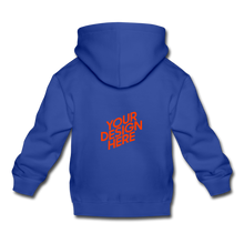 Lade das Bild in den Galerie-Viewer, Premium Hoodie Mit Hut selbst gestalten und bedrucken - Royalblau