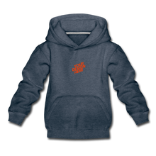 Lade das Bild in den Galerie-Viewer, Premium Hoodie Mit Hut selbst gestalten und bedrucken - Jeansblau