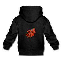 Lade das Bild in den Galerie-Viewer, Premium Hoodie Mit Hut selbst gestalten und bedrucken - Anthrazit