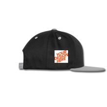 Lade das Bild in den Galerie-Viewer, Contrast Snapback Cap selbst gestalten und bedrucken - Schwarz/Grau