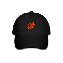 Lade das Bild in den Galerie-Viewer, Baseball Cap selbst gestalten und bedrucken - Schwarz/Schwarz