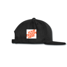 Lade das Bild in den Galerie-Viewer, Snapback Cap selbst gestalten und bedrucken - Schwarz/Schwarz