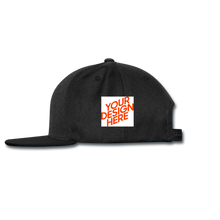 Lade das Bild in den Galerie-Viewer, Snapback Cap selbst gestalten und bedrucken - Schwarz/Schwarz