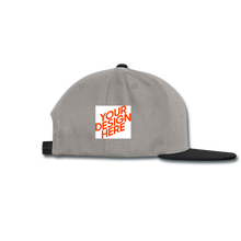 Lade das Bild in den Galerie-Viewer, Snapback Cap selbst gestalten und bedrucken - Graphit/Schwarz