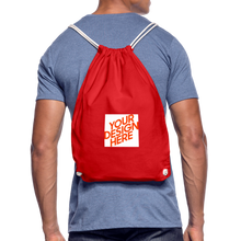 Lade das Bild in den Galerie-Viewer, Kordelzugtasche selbst gestalten und bedrucken - Rot