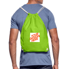 Lade das Bild in den Galerie-Viewer, Kordelzugtasche selbst gestalten und bedrucken - Neongrün