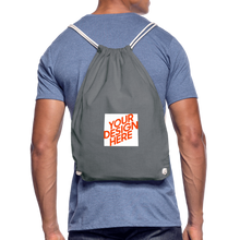 Lade das Bild in den Galerie-Viewer, Kordelzugtasche selbst gestalten und bedrucken - Grau